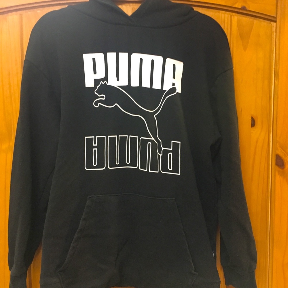 Puma black hoodie size medium